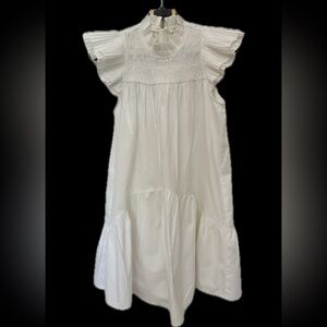 Love The Label Mini Poppy Dress White